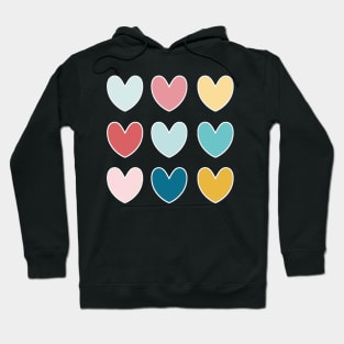 Colorful Hearts Hoodie